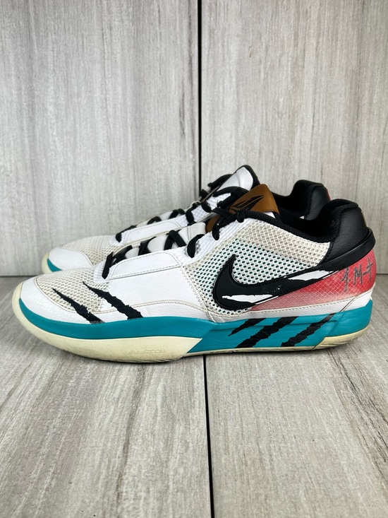 Nike Other - Nike Ja 1 Reverse Scratch White Turbo Green Basketball Sneaker Shoe Mens Size 13